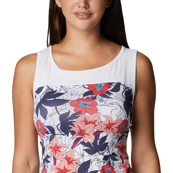 Columbia Women's Columbia Women’s Chill River Tank Top, Moisture Wicking, Sun Protection