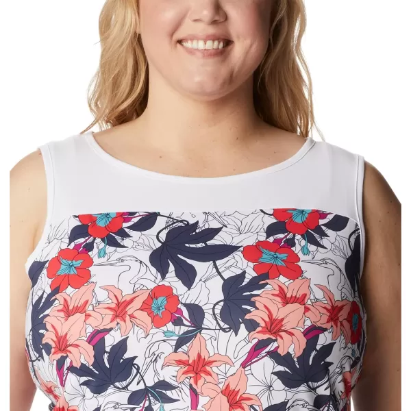 Columbia Women's Columbia Women’s Chill River Tank Top, Moisture Wicking, Sun Protection