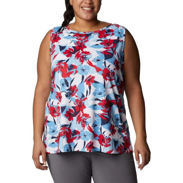 Columbia Women's Columbia Women’s Chill River Tank Top, Moisture Wicking, Sun Protection