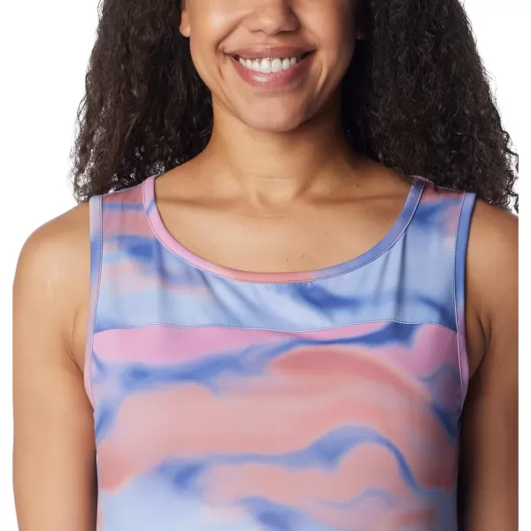 Columbia Women's Columbia Women’s Chill River Tank Top, Moisture Wicking, Sun Protection