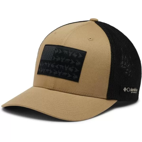 Columbia PHG Game Flag Mesh Ball Cap