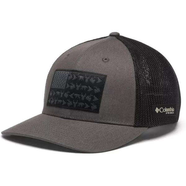 Columbia PHG Game Flag Mesh Ball Cap