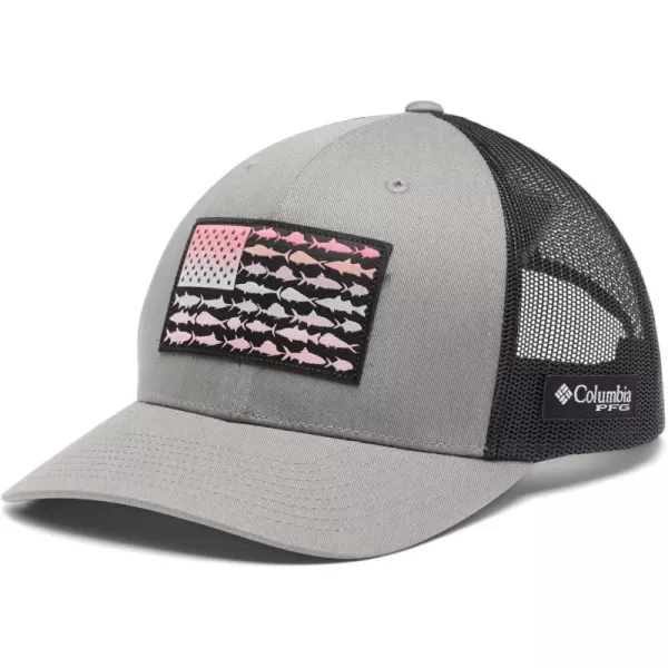 Columbia Unisex-Adult Pfg Fish Flag Mesh Snap Back