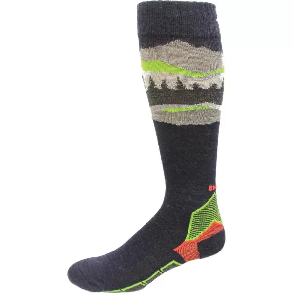 Columbia Unisex Omni Heat Ski Over The Calf Mountain Range Medium Weight Socks, 1 Pair