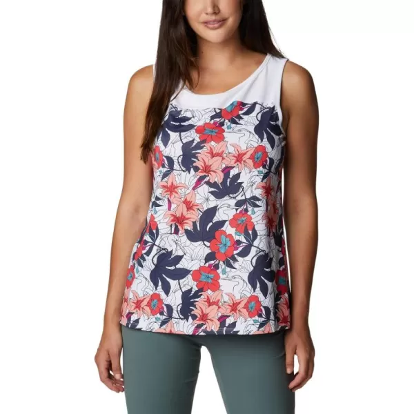 Columbia Women's Columbia Women’s Chill River Tank Top, Moisture Wicking, Sun Protection