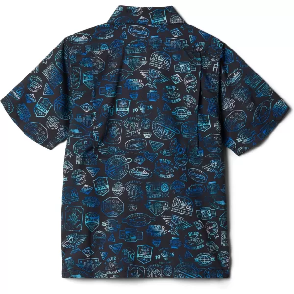 Columbia Boys' Super Slack Tide Short Sleeve Camp Shir