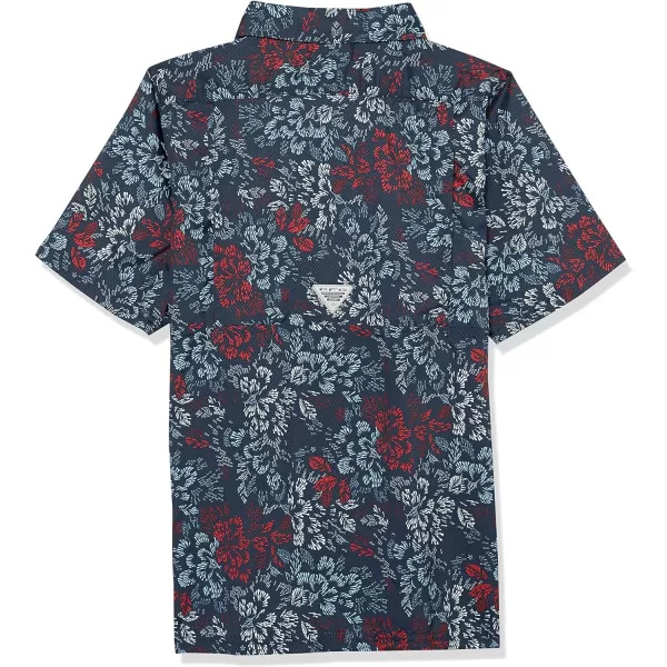 Columbia Boys' Super Slack Tide Short Sleeve Camp Shir