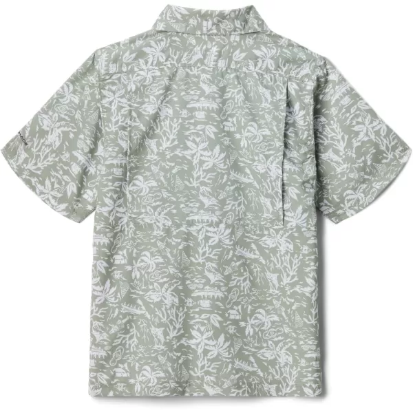 Columbia Boys' Super Slack Tide Short Sleeve Camp Shir