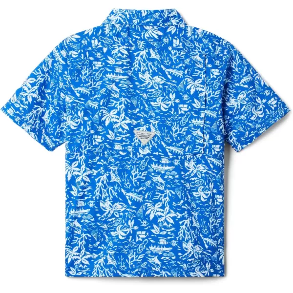 Columbia Boys' Super Slack Tide Short Sleeve Camp Shir