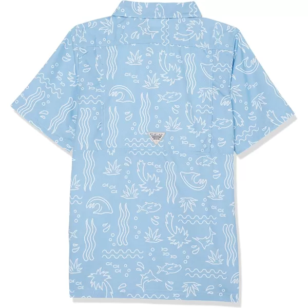 Columbia Boys' Super Slack Tide Short Sleeve Camp Shir