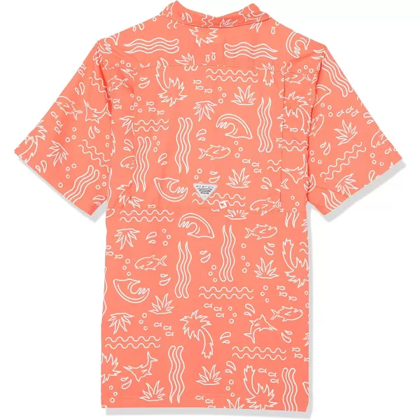 Columbia Boys' Super Slack Tide Short Sleeve Camp Shir