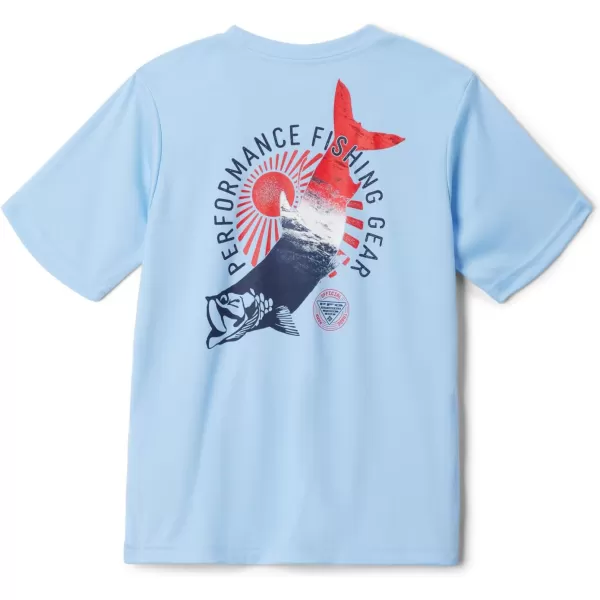 Columbia Boy's Terminal Tackle PFG Tarpon Print Short Sleeve