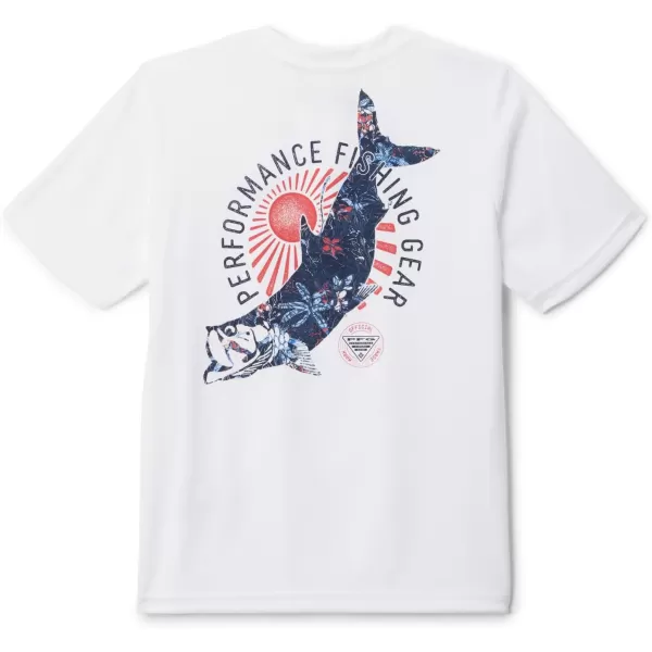 Columbia Boy's Terminal Tackle PFG Tarpon Print Short Sleeve