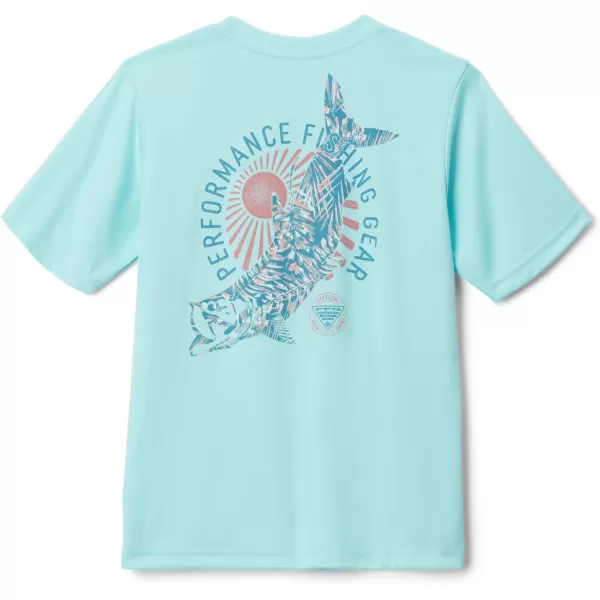 Columbia Boy's Terminal Tackle PFG Tarpon Print Short Sleeve