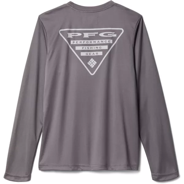 Columbia Boys' Terminal Tackle PFG Triangle Logo Long Sleeve