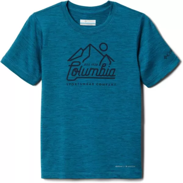Columbia Boys' Mount Echo Short Sleeve Graphic Shirt