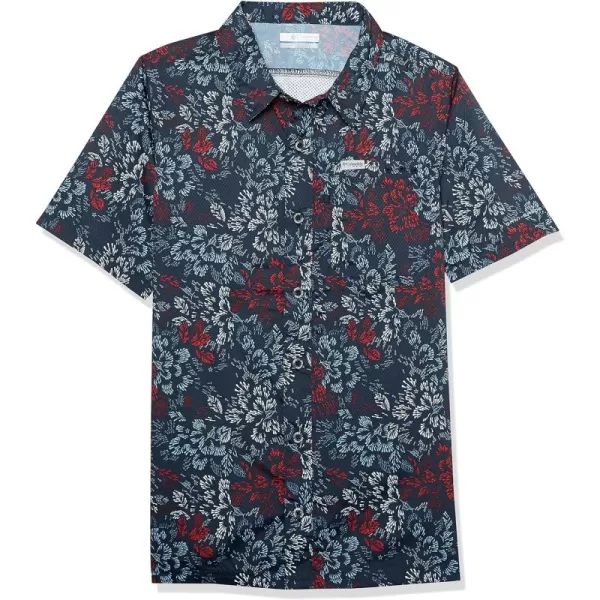 Columbia Boys' Super Slack Tide Short Sleeve Camp Shir