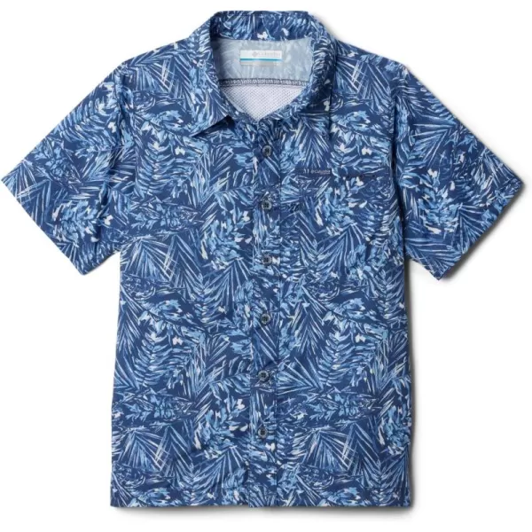 Columbia Boys' Super Slack Tide Short Sleeve Camp Shir