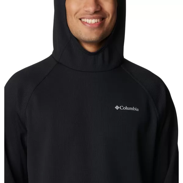 Columbia Men's Black Mesa Waffle Knit Hoodie