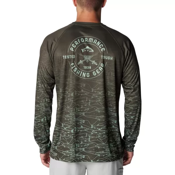 Columbia Men's Super Terminal Tackle PFG Fresh Fade Long Sleeve