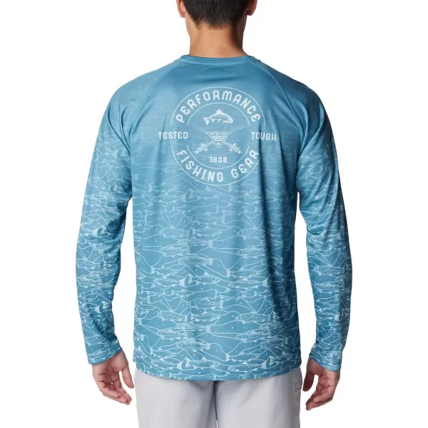 Columbia Men's Super Terminal Tackle PFG Fresh Fade Long Sleeve