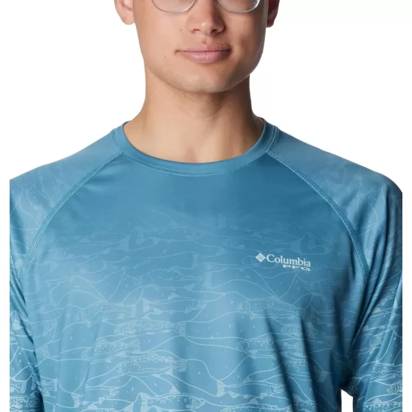 Columbia Men's Super Terminal Tackle PFG Fresh Fade Long Sleeve