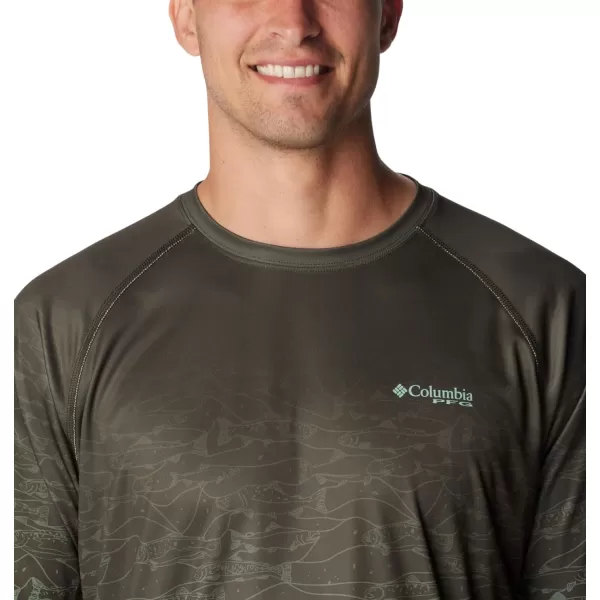 Columbia Men's Super Terminal Tackle PFG Fresh Fade Long Sleeve
