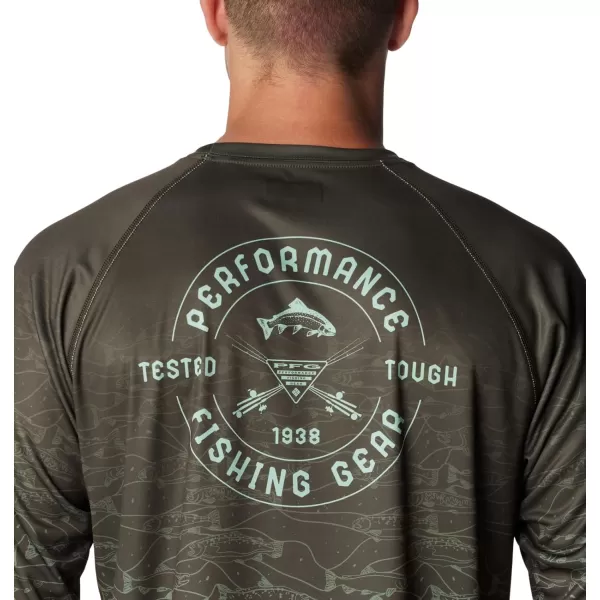 Columbia Men's Super Terminal Tackle PFG Fresh Fade Long Sleeve