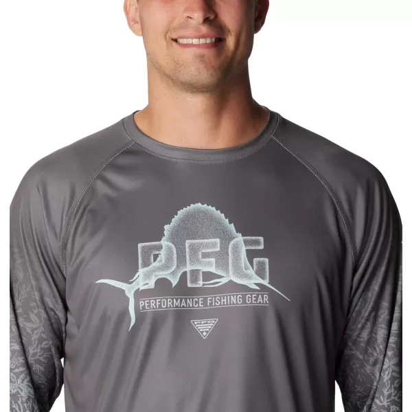 Columbia Men's Super Terminal Tackle PFG Fresh Fade Long Sleeve