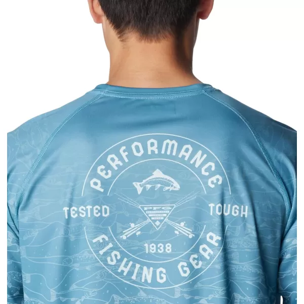 Columbia Men's Super Terminal Tackle PFG Fresh Fade Long Sleeve