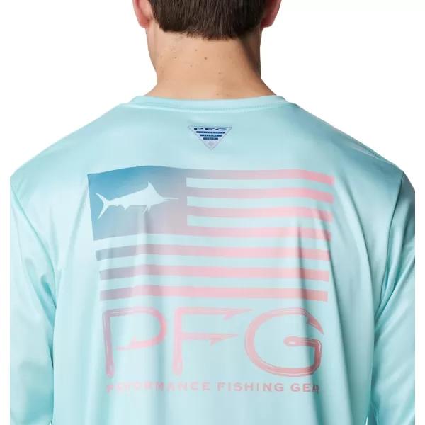 Columbia Men's Terminal Tackle PFG Fish Star Long Sleeve