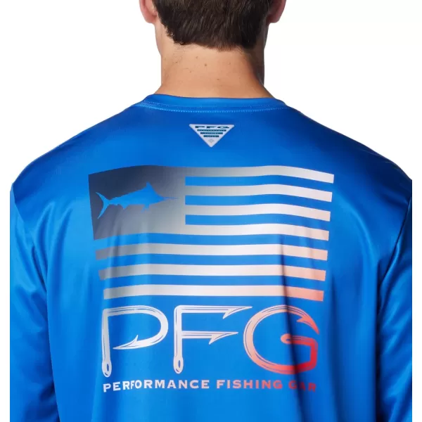 Columbia Men's Terminal Tackle PFG Fish Star Long Sleeve