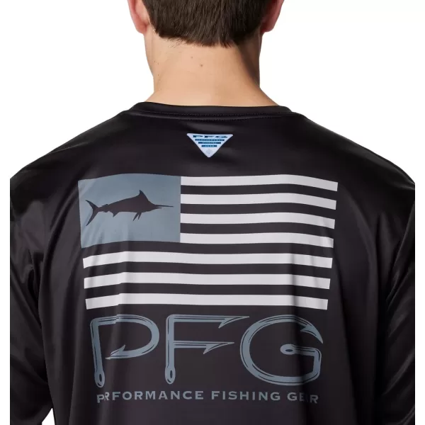 Columbia Men's Terminal Tackle PFG Fish Star Long Sleeve