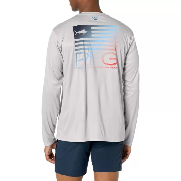 Columbia Men's Terminal Tackle PFG Fish Star Long Sleeve