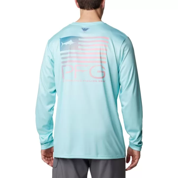 Columbia Men's Terminal Tackle PFG Fish Star Long Sleeve