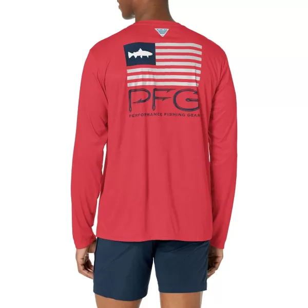 Columbia Men's Terminal Tackle PFG Fish Star Long Sleeve