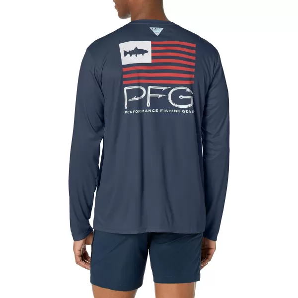 Columbia Men's Terminal Tackle PFG Fish Star Long Sleeve