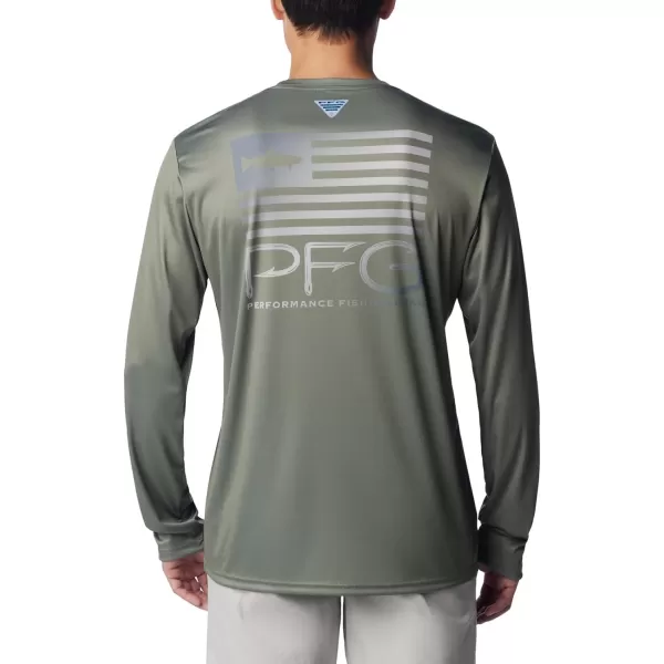 Columbia Men's Terminal Tackle PFG Fish Star Long Sleeve