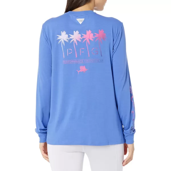 Columbia Women's Standard Slack Water Graphic Boyfriend Long Sleeve