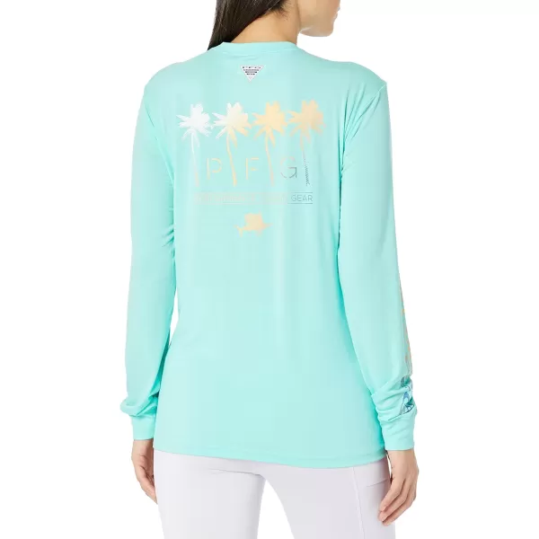 Columbia Women's Standard Slack Water Graphic Boyfriend Long Sleeve