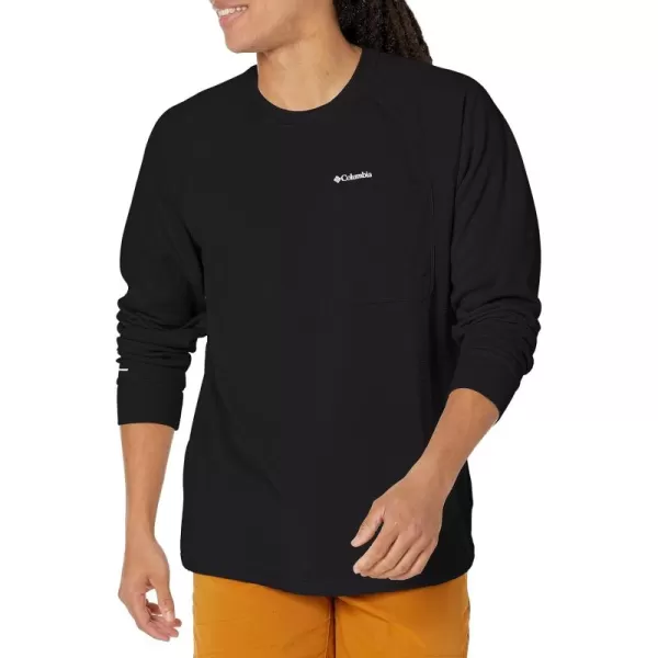 Columbia Men's Black Mesa Waffle Knit Crew
