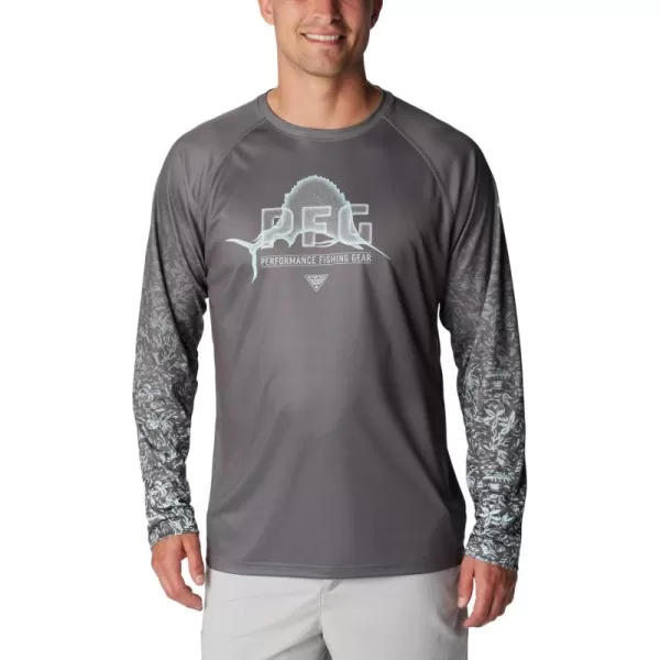 Columbia Men's Super Terminal Tackle PFG Fresh Fade Long Sleeve