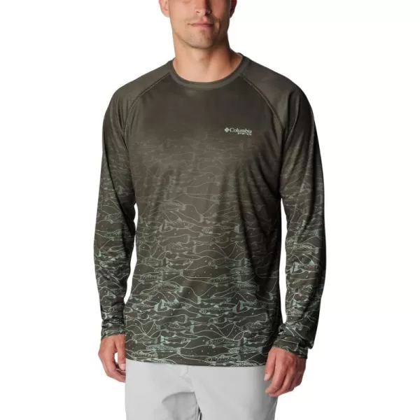 Columbia Men's Super Terminal Tackle PFG Fresh Fade Long Sleeve