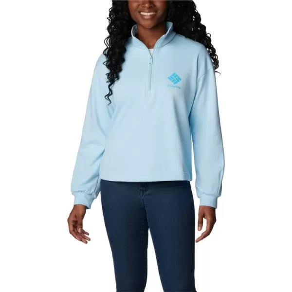 Columbia Women's Logo French Terry Half Zip