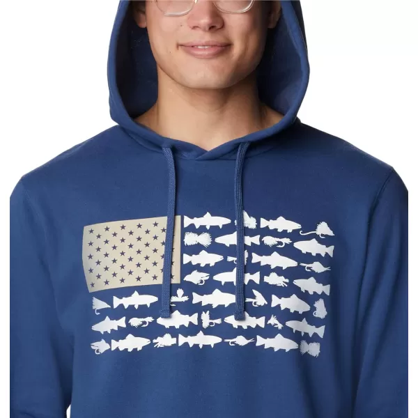 Columbia Men's PFG Fish Flag Ii Hoodie