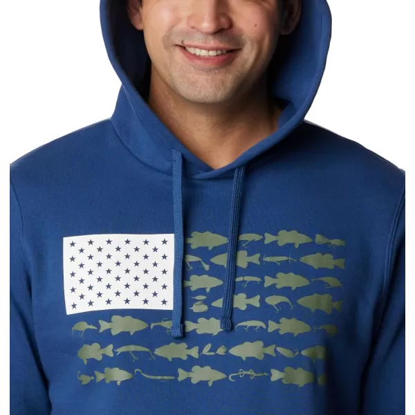 Columbia Men's PFG Fish Flag Ii Hoodie