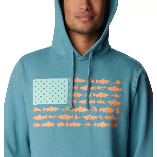 Columbia Men's PFG Fish Flag Ii Hoodie