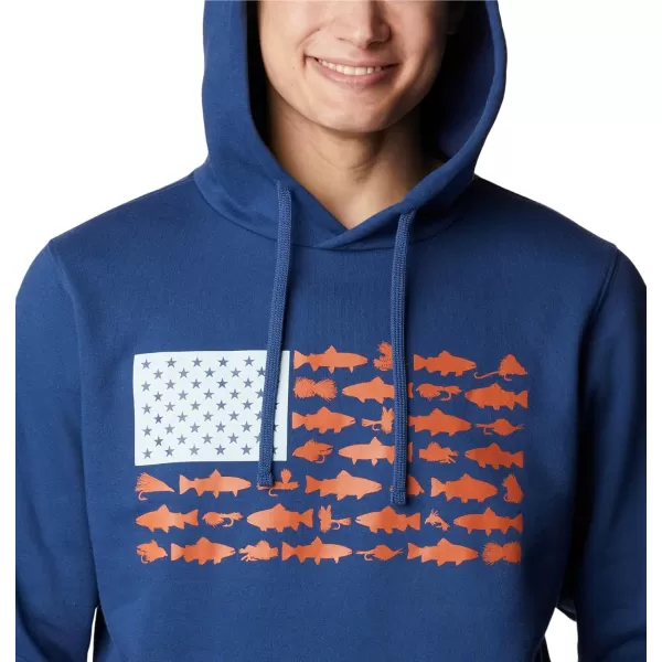 Columbia Men's PFG Fish Flag Ii Hoodie