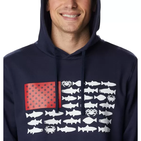 Columbia Men's PFG Fish Flag Ii Hoodie