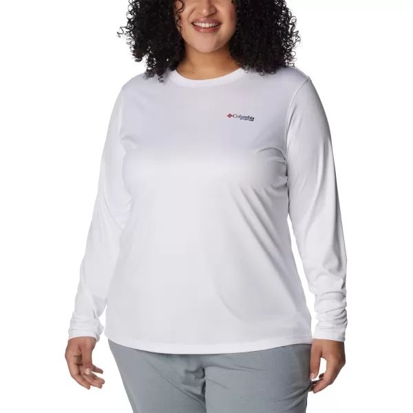 Columbia Women's Tidal Tee PFG Fish Flag Ls